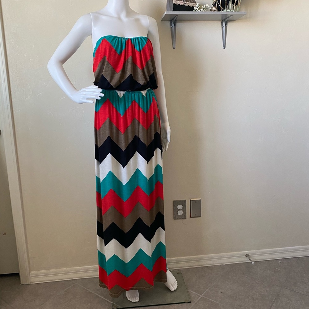 EUC strapless dress from Macy’s by Trixxi